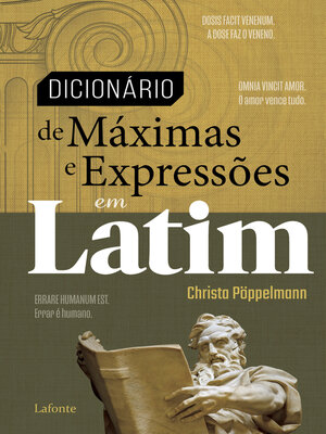 cover image of Dicionário de Máximas e Expressões em Latim